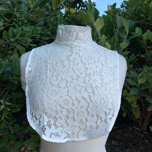 Pack of 3 Lace Mock Neck Dickie